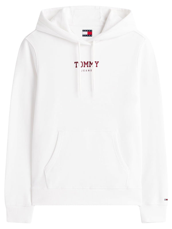 Tommy Hilfiger Felpa cappuccio Donna Mod. DW0DW21921 YBL Panna