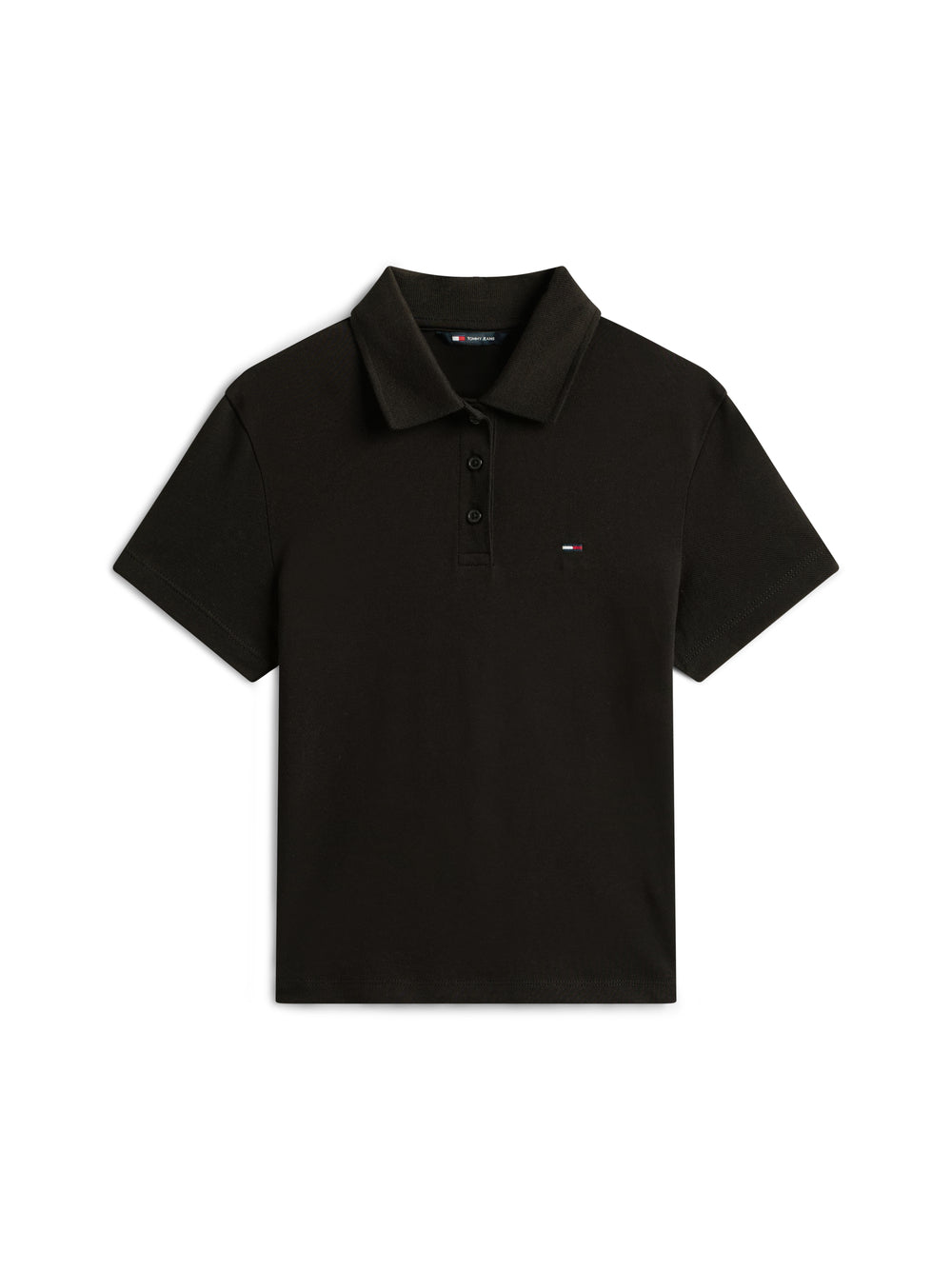 Tommy Hilfiger Polo M/C Donna Mod. DW0DW21931 BDS Nero