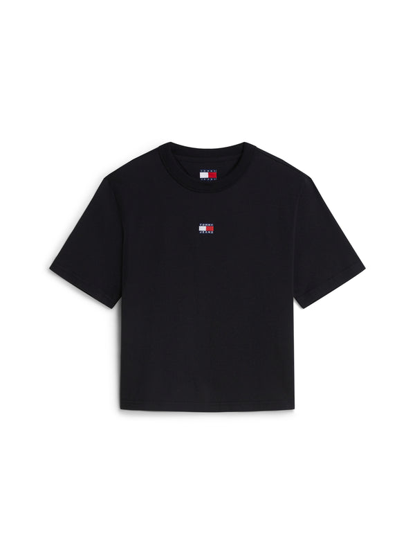 Tommy Hilfiger T-shirt Donna Mod. DW0DW22202 BDS Nero