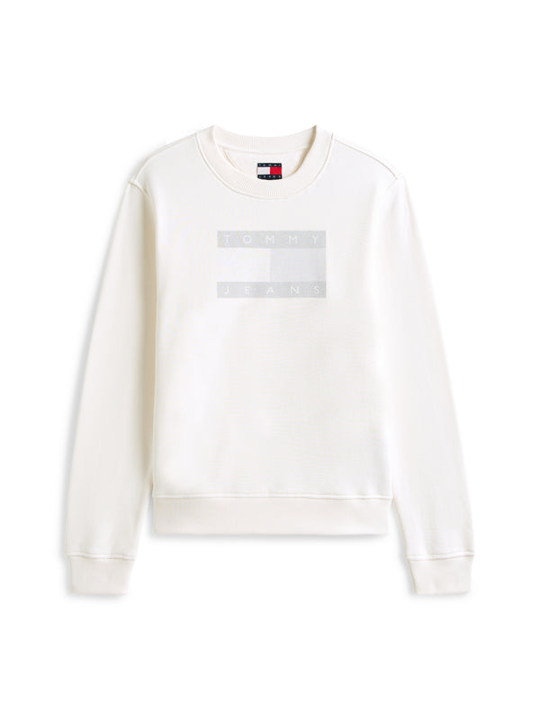Tommy Hilfiger Felpa G Donna Mod. DW0DW22564 OK9 Panna