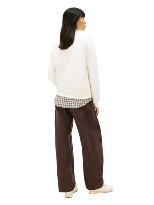 Tommy Hilfiger Felpa G Donna Mod. DW0DW22564 OK9 Panna