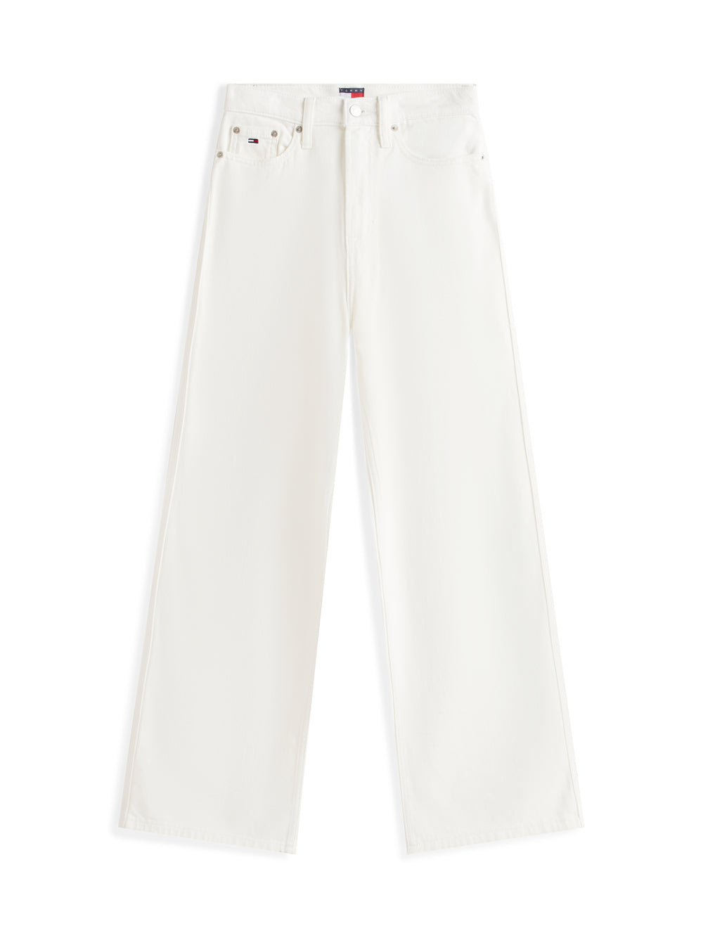Tommy Hilfiger Pantalone 5 Tasche Donna Mod. DW0DW22648 1D0 Bianco