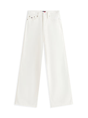 Tommy Hilfiger Pantalone 5 Tasche Donna Mod. DW0DW22648 1D0 Bianco