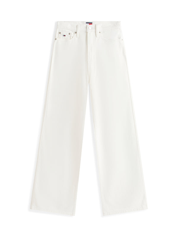 Tommy Hilfiger Pantalone 5 Tasche Donna Mod. DW0DW22648 1D0 Bianco