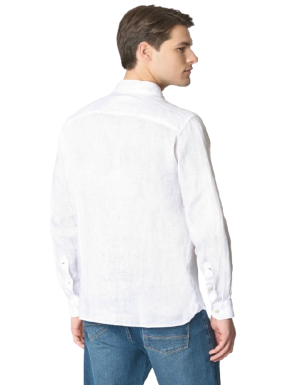 U.S. Polo Asssn. Camicia m/l Uomo Mod. 104011 191 100 Bianco