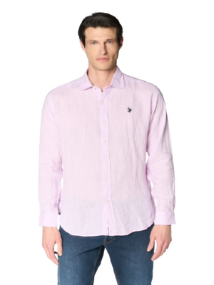 U.S. Polo Asssn. Camicia m/l Uomo Mod. 104011 191 105 Rosa