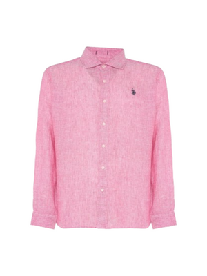 U.S. Polo Asssn. Camicia m/l Uomo Mod. 104011 191 150 CORAL