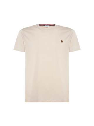 U.S. Polo Asssn. T-shirt Uomo Mod. 154015 148 128 Beige