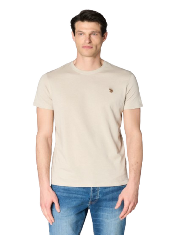 U.S. Polo Asssn. T-shirt Uomo Mod. 154015 148 128 Beige