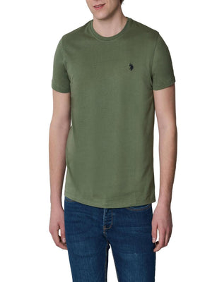 U.S. Polo Asssn. T-shirt Uomo Mod. 154094 148 146 Militare