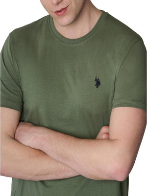 U.S. Polo Asssn. T-shirt Uomo Mod. 154094 148 146 Militare