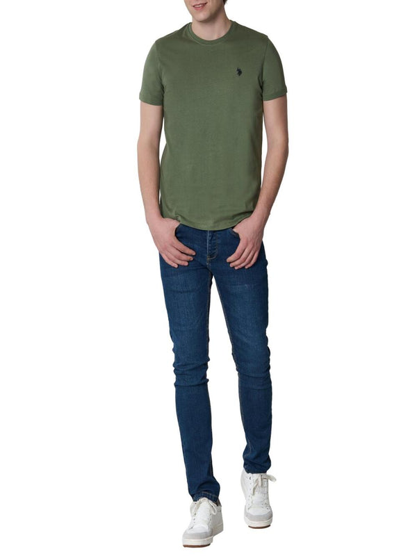 U.S. Polo Asssn. T-shirt Uomo Mod. 154094 148 146 Militare