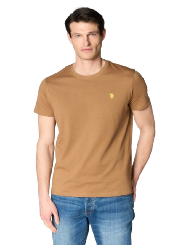 U.S. Polo Asssn. T-shirt Uomo Mod. 154015 148 162 Nocciola