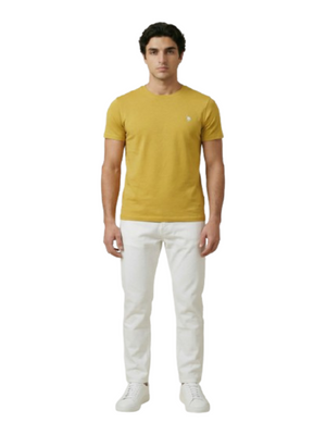 U.S. Polo Asssn. T-shirt Uomo Mod. 154015 148 214 Ocra