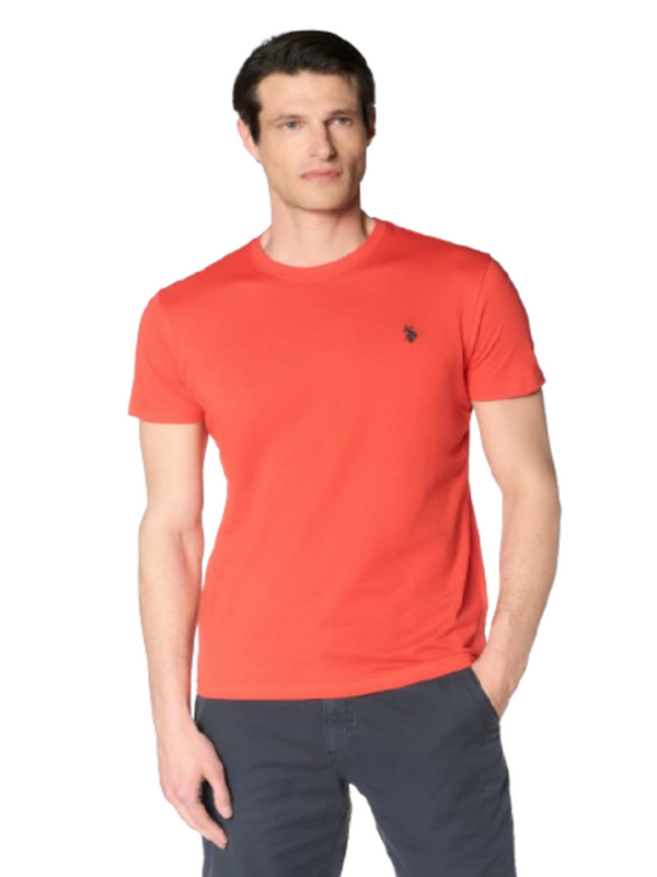 U.S. Polo Asssn. T-shirt Uomo Mod. 154094 148 251 Corallo