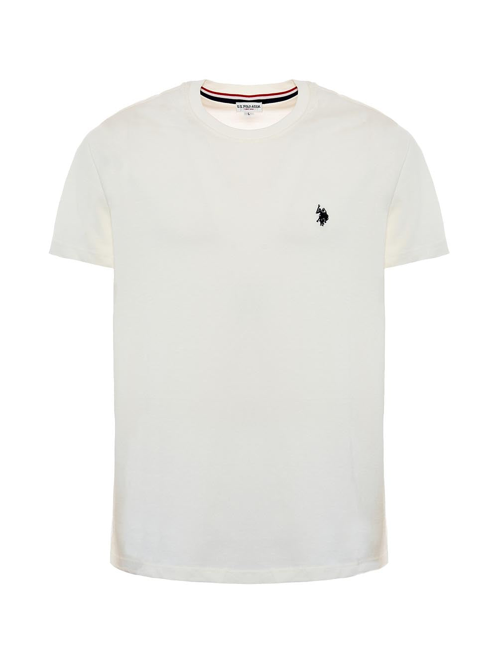 U.S. Polo Assn. T-shirt Uomo Mod. 154094 148GOM-FLOU 100 Bianco