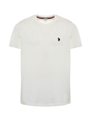 U.S. Polo Assn. T-shirt Uomo Mod. 154094 148GOM-FLOU 100 Bianco