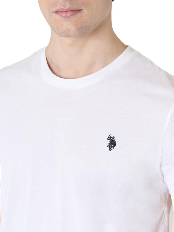 U.S. Polo Assn. T-shirt Uomo Mod. 154094 148GOM-FLOU 100 Bianco
