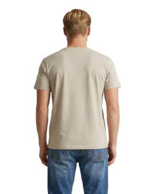 U.S. Polo Asssn. T-shirt Uomo Mod. 154094 148GOM-FLOU 128 Sabbia