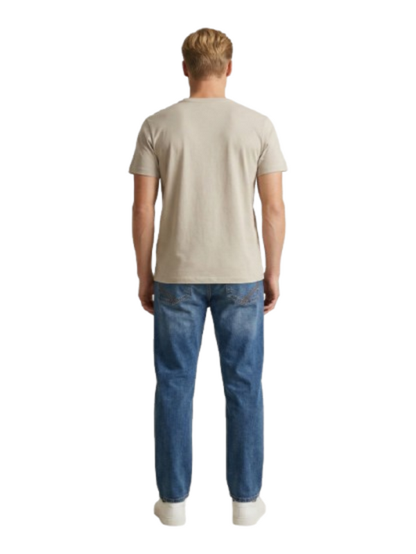 U.S. Polo Asssn. T-shirt Uomo Mod. 154094 148GOM-FLOU 128 Sabbia