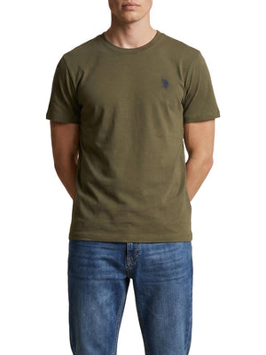 U.S. Polo Asssn. T-shirt Uomo Mod. 154094 148GOM-FLOU 146 Militare