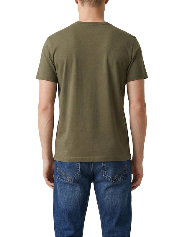 U.S. Polo Asssn. T-shirt Uomo Mod. 154094 148GOM-FLOU 146 Militare