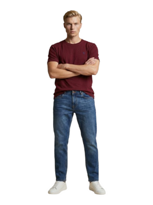 U.S. Polo Asssn. T-shirt Uomo Mod. 154094 148GOM-FLOU 159 Bordeau