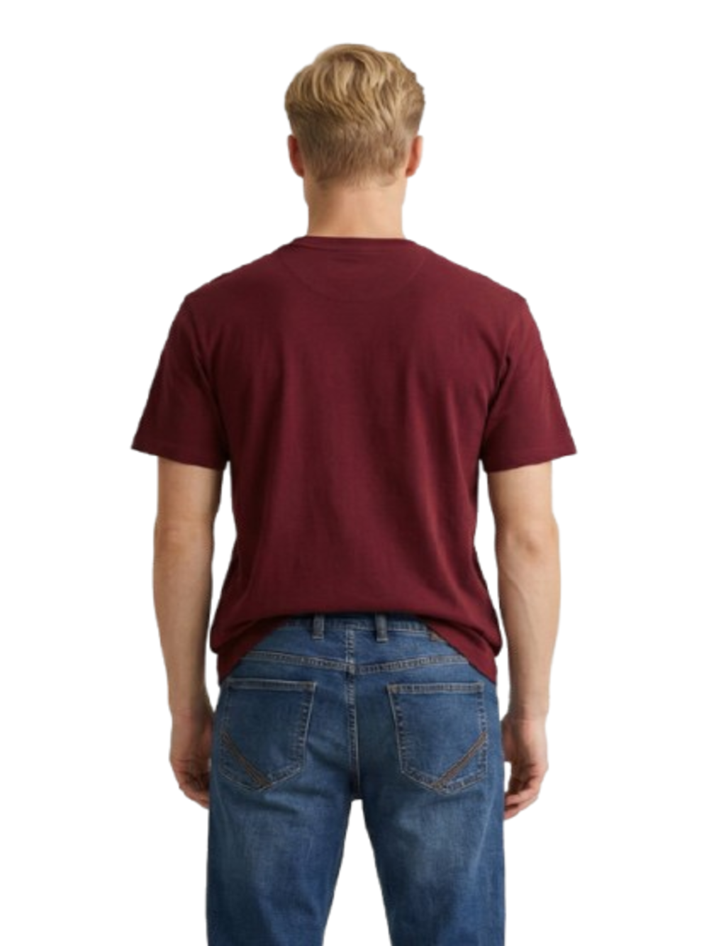 U.S. Polo Asssn. T-shirt Uomo Mod. 154094 148GOM-FLOU 159 Bordeau