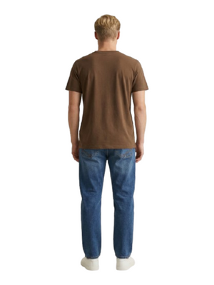 U.S. Polo Asssn. T-shirt Uomo Mod. 154094 148GOM-FLOU 166 CACAO