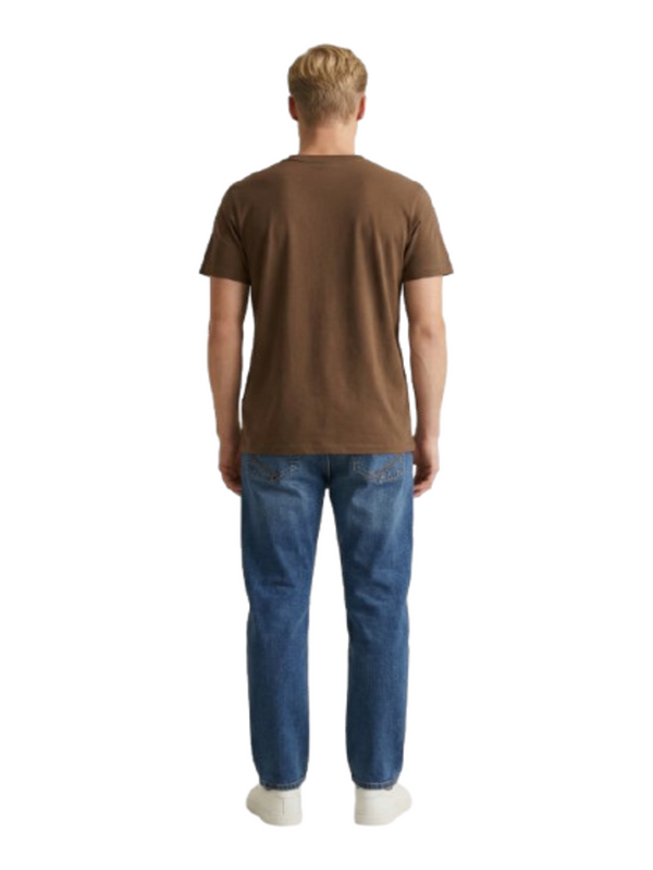 U.S. Polo Asssn. T-shirt Uomo Mod. 154094 148GOM-FLOU 166 CACAO