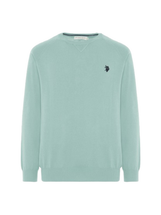 U.S. Polo Asssn. Maglione Girocollo Uomo Mod. 173008 185 443 Acqua