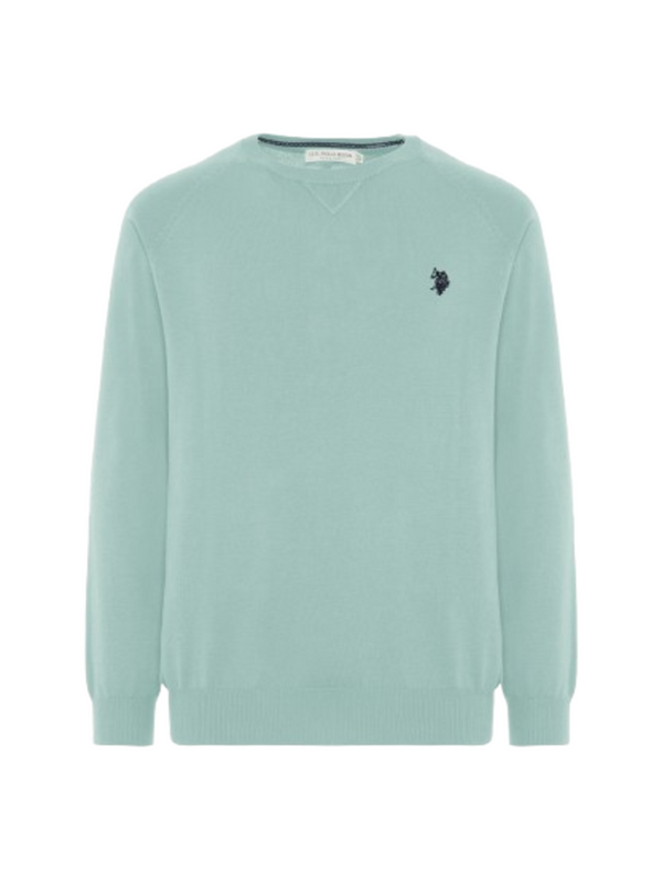 U.S. Polo Asssn. Maglione Girocollo Uomo Mod. 173008 185 443 Acqua