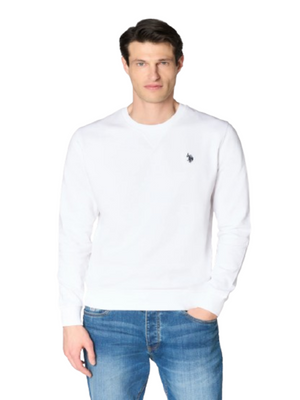 U.S. Polo Asssn. Felpa G Uomo Mod. 187006 146 100 Bianco