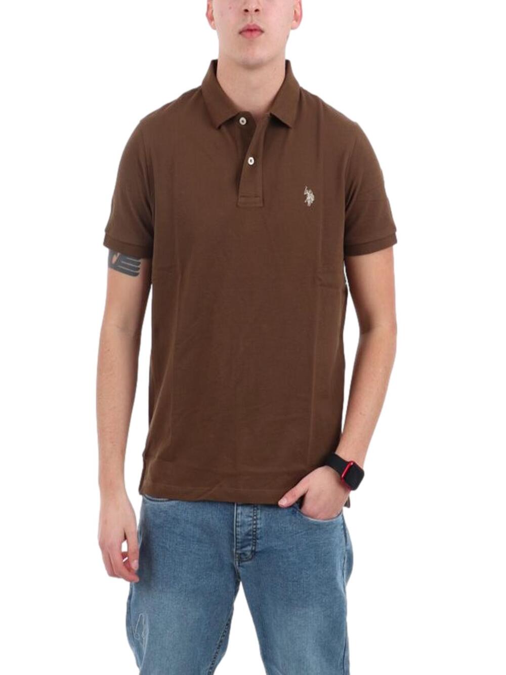 U.S. Polo Asssn. Polo Manica Corta Uomo Mod. 197036 147 166 Moro