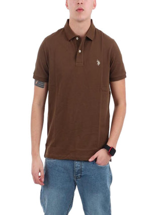 U.S. Polo Asssn. Polo Manica Corta Uomo Mod. 197036 147 166 Moro