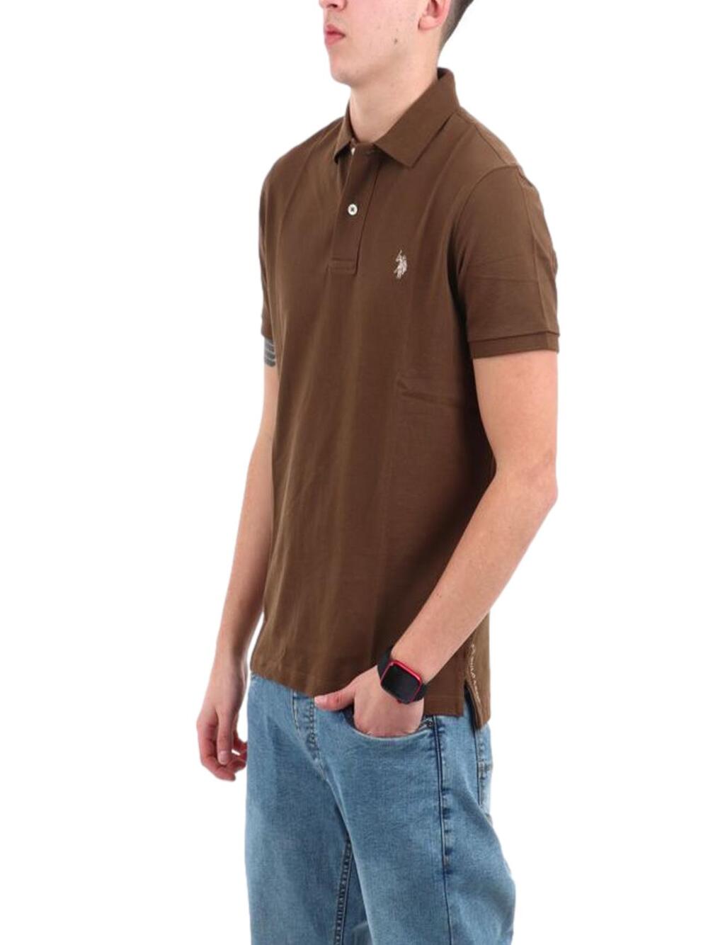 U.S. Polo Asssn. Polo Manica Corta Uomo Mod. 197036 147 166 Moro