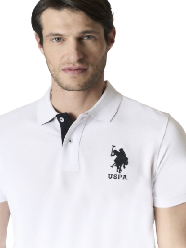 U.S. Polo Asssn. Polo M/C Uomo Mod. 197037 147 100 Bianco