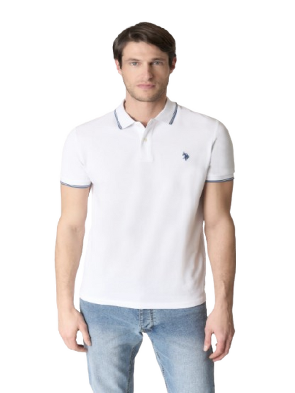 U.S. Polo Asssn. Polo M/C Uomo Mod. 197041 170 100 Bianco