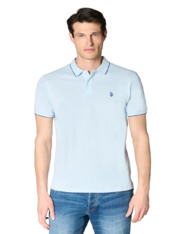 U.S. Polo Asssn. Polo M/C Uomo Mod. 197041 170 103 Celeste