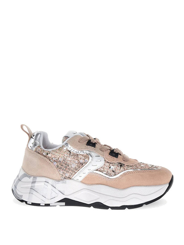 Voile Blanche Sneakers Donna Mod. 0012019818-04 CLUB 105 1M10 Cipria