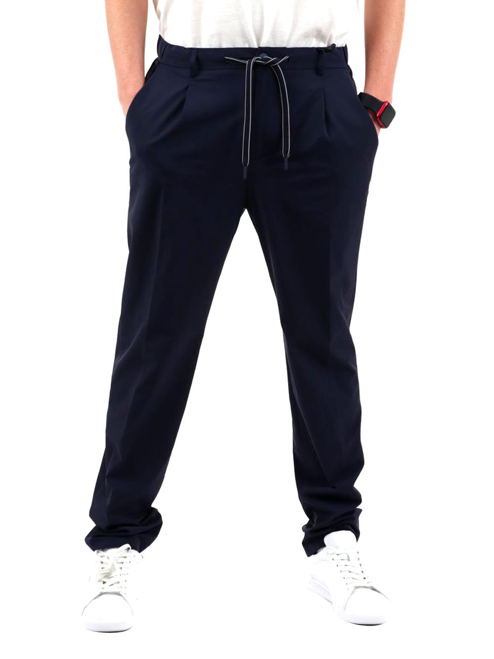 Yes Zee Pantalone Uomo Mod. 670 KQ00 710 Blu