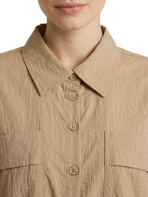 Yes Zee Camicia Manica Corta Donna Mod. G210 EV00 0298 Tortora