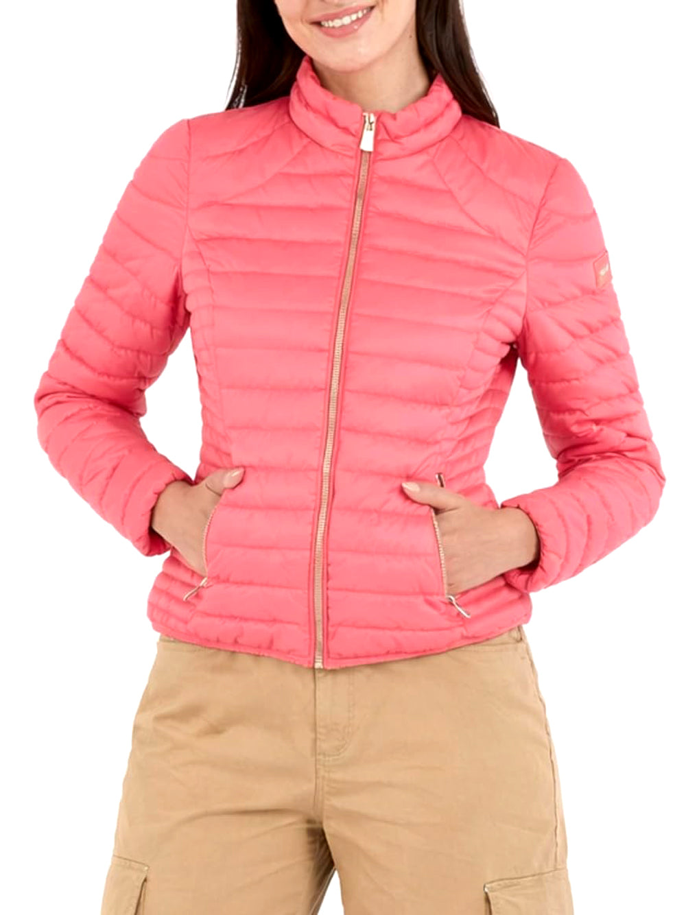 Yes Zee Giubbotto corto Donna Mod. J431 M500 422 Corallo