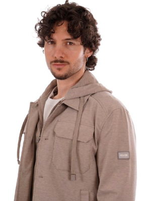 Yes Zee Giubbotto corto Uomo Mod. J510 KU00 290 Tortora