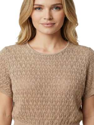 Yes Zee Maglia Donna Mod. M228 IV00 212 Tortora