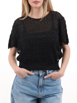 Yes Zee Maglia Donna Mod. M228 IV00 801 Nero
