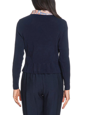 Yes Zee Cardigan Donna Mod. M416 LG00 713 Blu