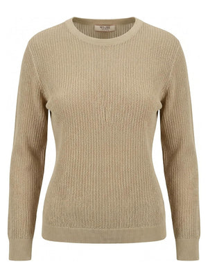 Yes Zee Maglia Donna Mod. M449 HF00 0222 Beige