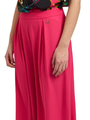 Yes Zee Pantalone Donna Mod. P333 CB00 424 Fux