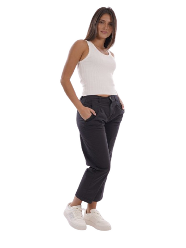 Yes Zee Pantalone Donna Mod. P394 WV00 801 Nero